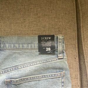 NWT j crew high rise classic vintage jeans size 28